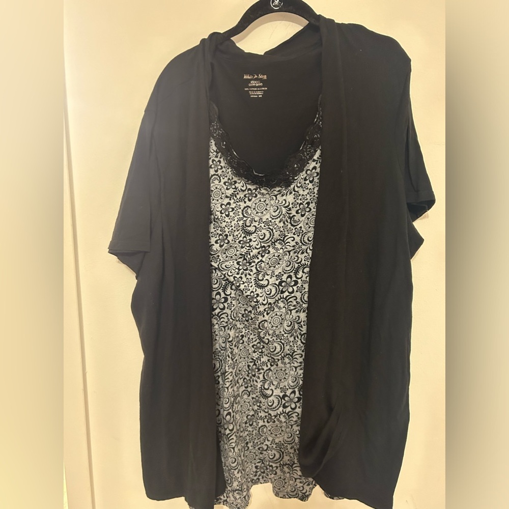 Woman blouse size 26-28 white Stag
